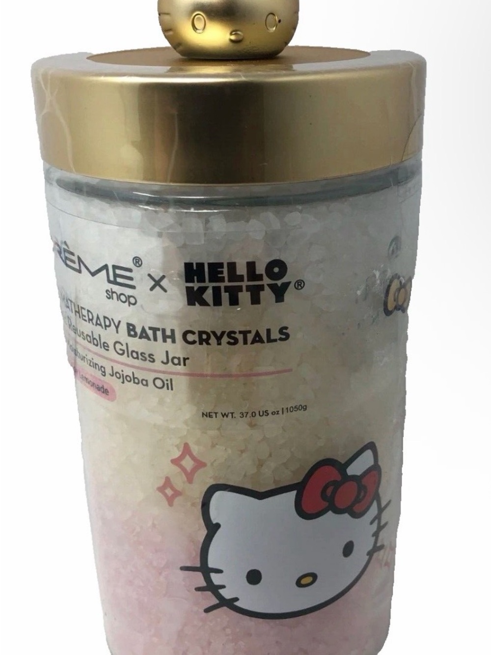 CREME SHOP X Hello Kitty Aromatherapy Bath Crystals Jojoba Watermelon Lemonade